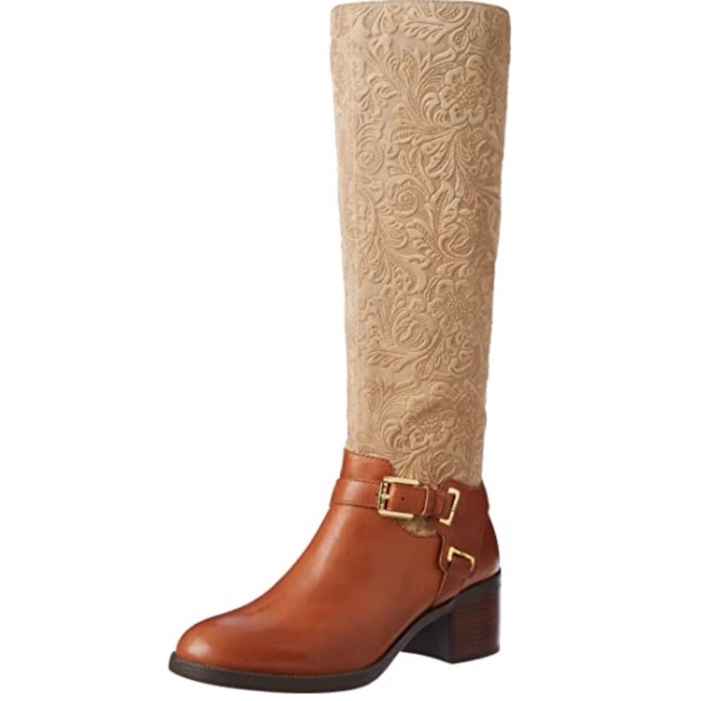 Ralph Lauren Christine Riding boot in Polo Tan